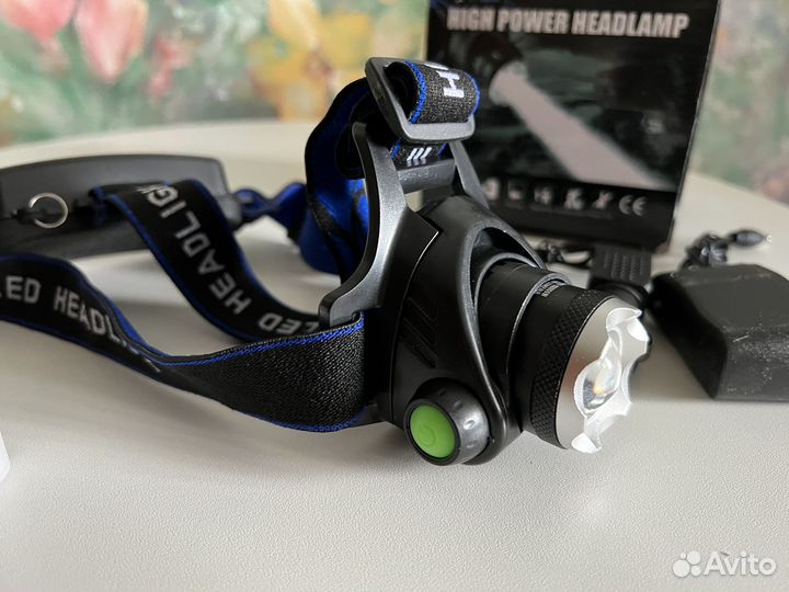 Мощный налобный фонарь арт. 227