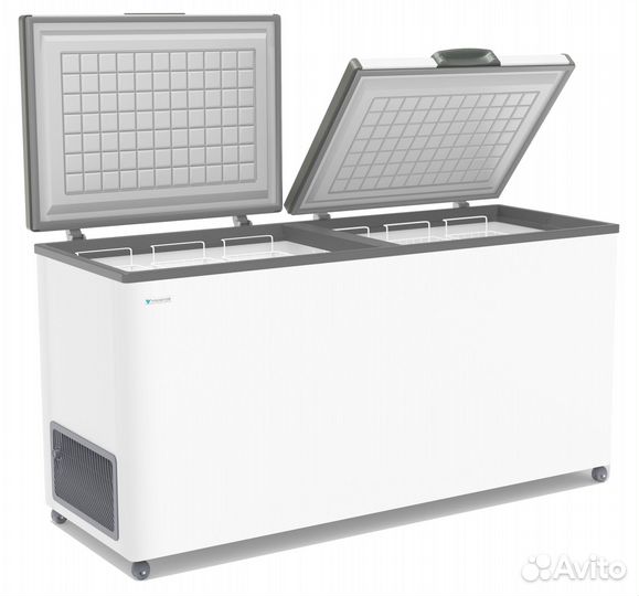 Ларь морозильный frostor f 600 sd белый (серая рам