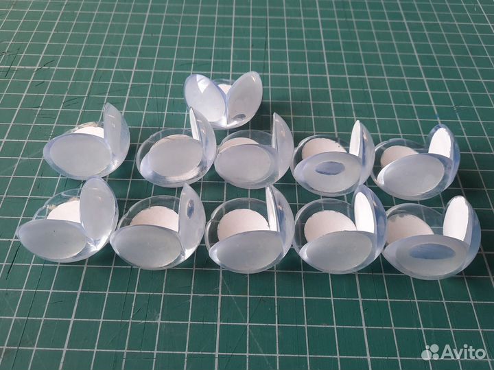 Силиконовые защитные накладки на углы 11 шт