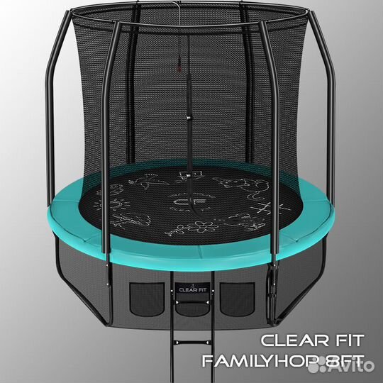 Батут Clear Fit FamilyHop 10Ft