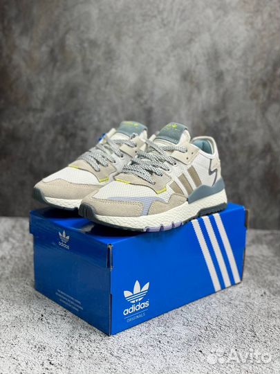 Элитные бежевые Adidas Nite Jogger Lux