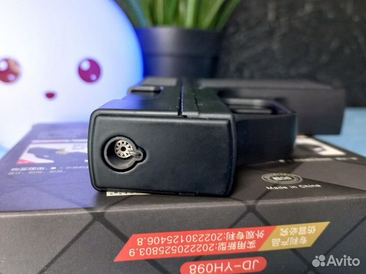 Зажигалка с портсигар Turbo газ ветроустойчивая