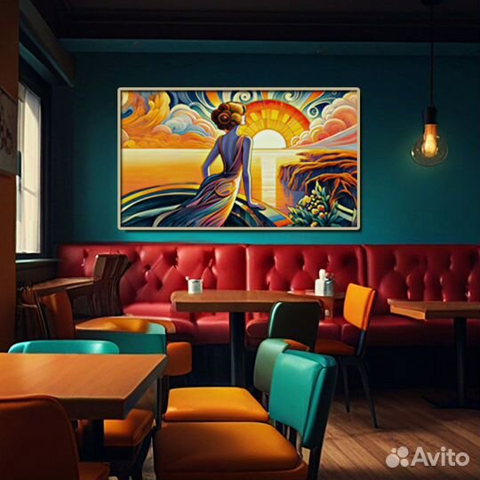 Картина рассвет нового дня