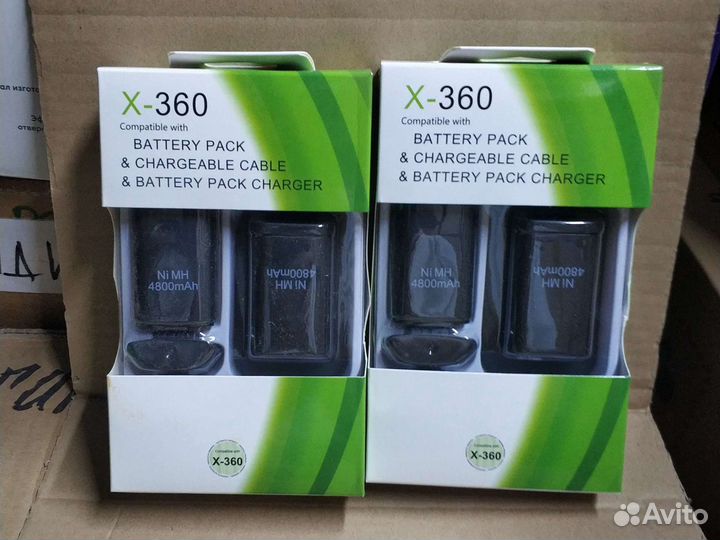 Xbox 360 аккумулятор, зарядка, крышка геймпада