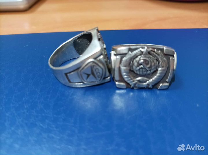 Мужская печатка серебро