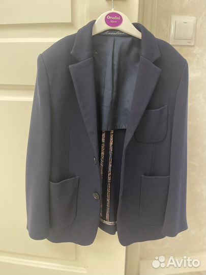 Пиджак школьный для мальчика 134