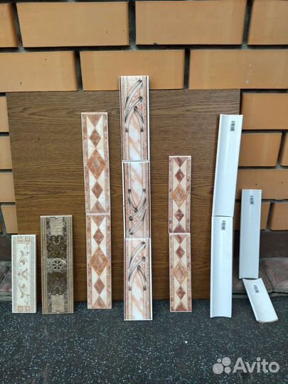 Плитка для облицовки разная, остатки