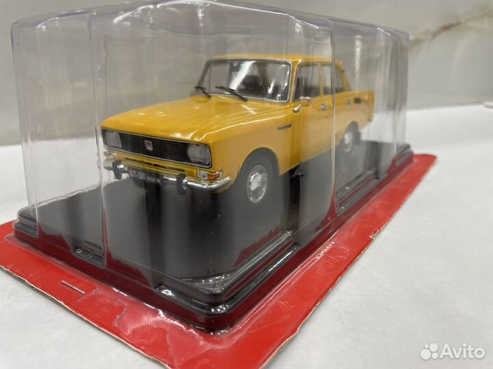 Москвич 2140 желтый 1/24 Ашет коллекция
