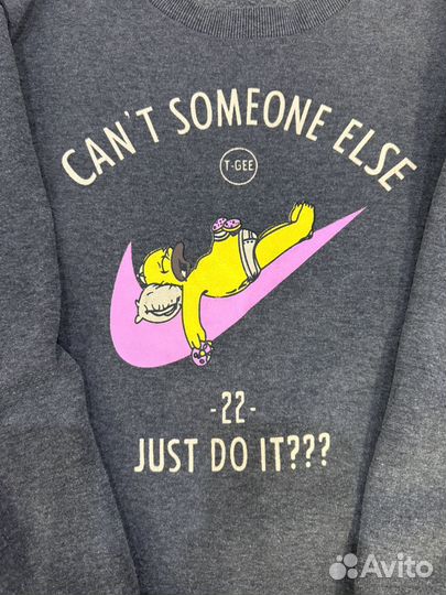 Nike Simpsons свитшот на флисе