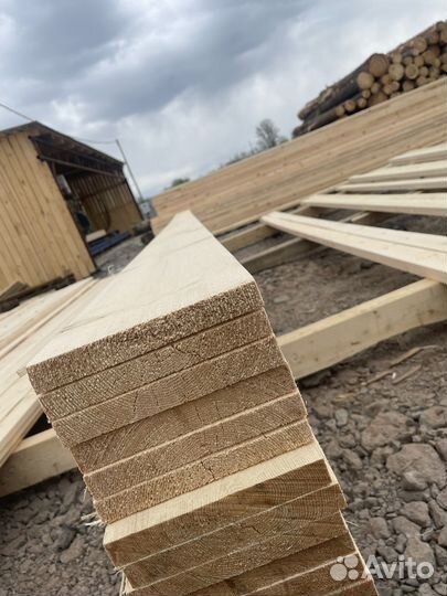 Доска обрезная 50х150х6000