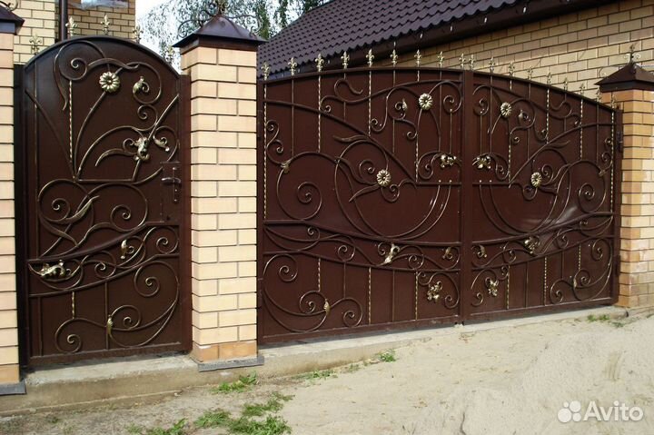 Кованые ворота
