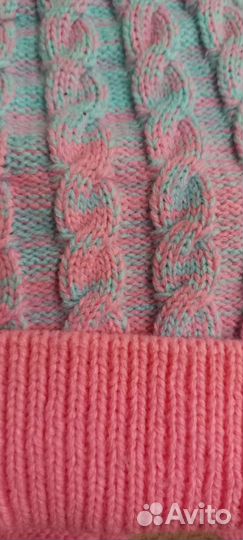 Шапка зимняя для девочки 46 48