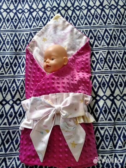 Детское одеяло-плед новое