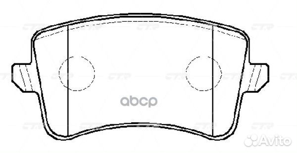 Ckvw-91 GK1318 Колодки тормозные дисковые з
