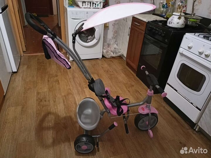 Велосипед трёхколёсный для девочки