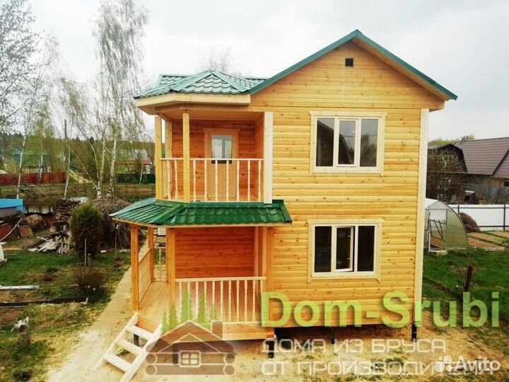 Кувшиново. Хорошая надёжная Баня из бруса Б-22 6х6