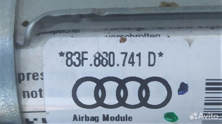 Airbag (шторка потолочная) Audi Q3 F3