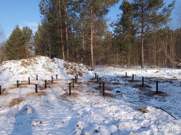 Винтовые сваи под ключ с установкой