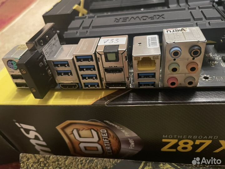 Материнская плата msi z 87 xpower