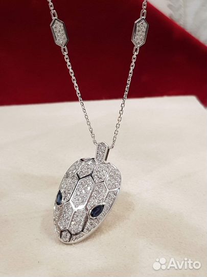 Золотое колье с бриллиантами Bvlgari