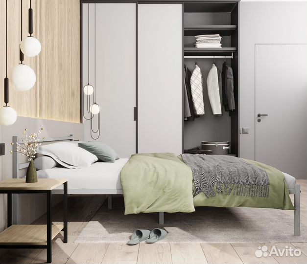 Металлическая кровать 180х200