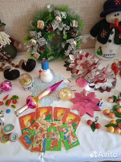 Игрушки и аксессуары новогодние СССР