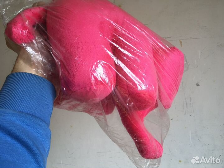 Розовый слон мягкая игрушка новая