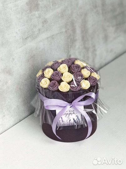 Шоколадные розы пионы подарок учителю