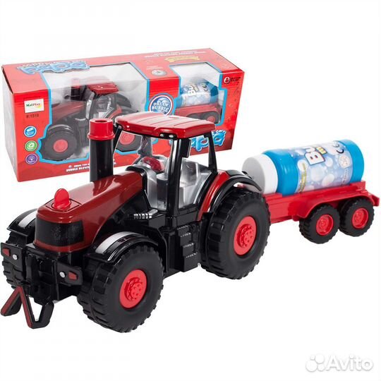 Игрушка трактор с мыльными пузырями
