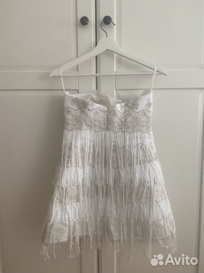 Короткое свадебное платье