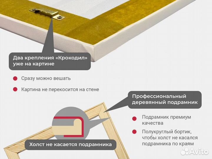 Картина интерьерная Дисконт Абстракция луна 100х60