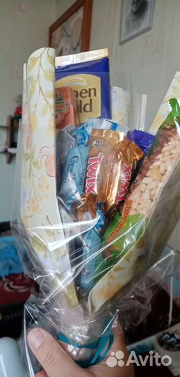 Сладкие букеты из конфет