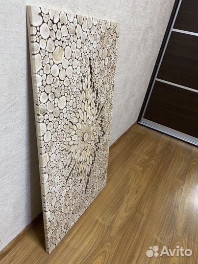 Дизайнерское панно из можжевельника