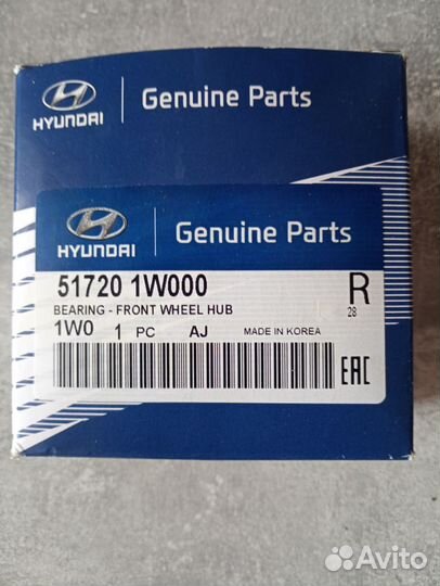 Ступичный подшипник передний на Hyundai и Kia