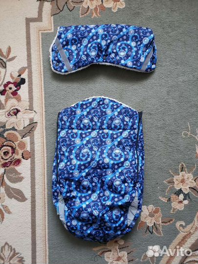 Муфта чехол накидка на ножки для любой коляски