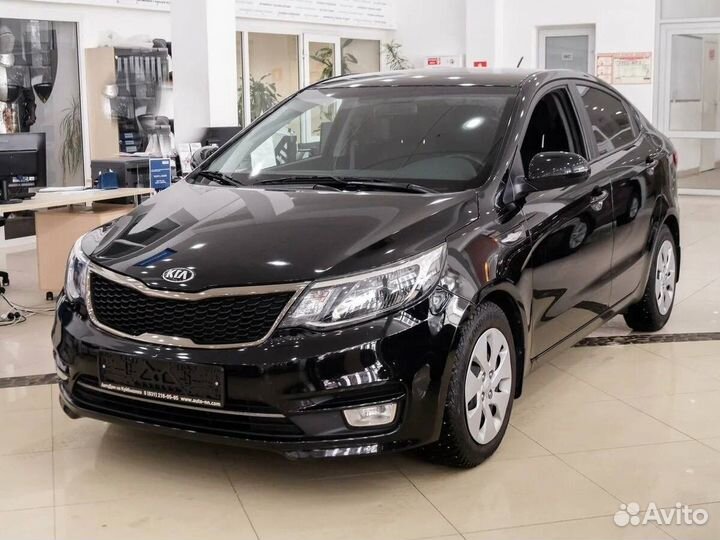 Капот чёрный Kia Rio 3 2011-2017