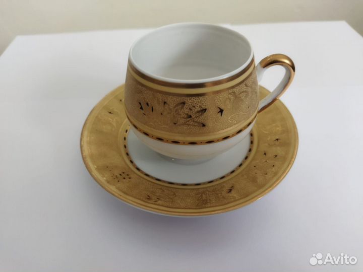 Кофейная пара костяной фарфор Англия