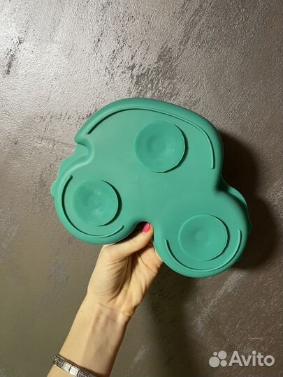 Силиконовая тарелка детская на присоске