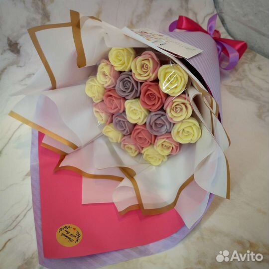 Съедобный букет на 1 сентября