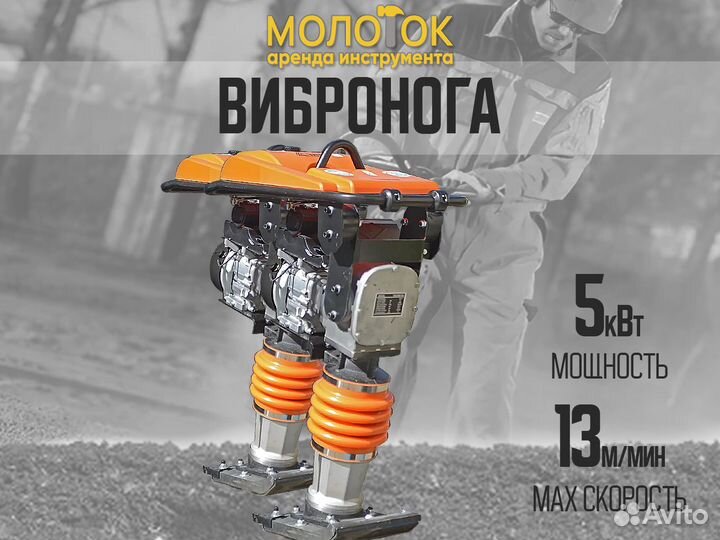 Вибронога (шлепнога) в аренду