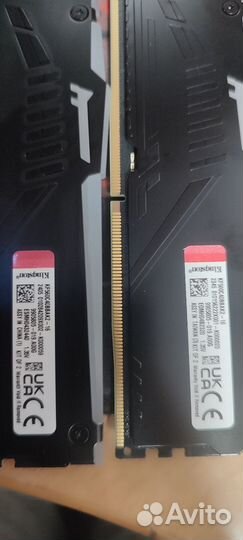Kingston Fury Beast RGB 16gb ddr5 2x8 6000 ориг