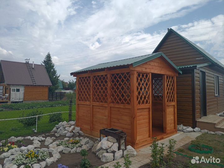 Беседка терасса баня веранда летняя кухня под ключ