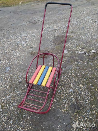 Детские зимние санки