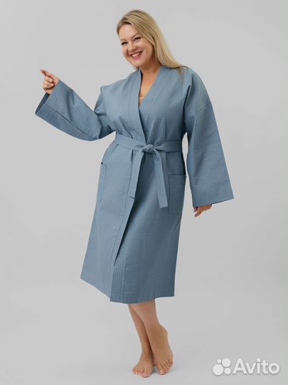 Халат банный вафельный Артикул 1590 - 1587