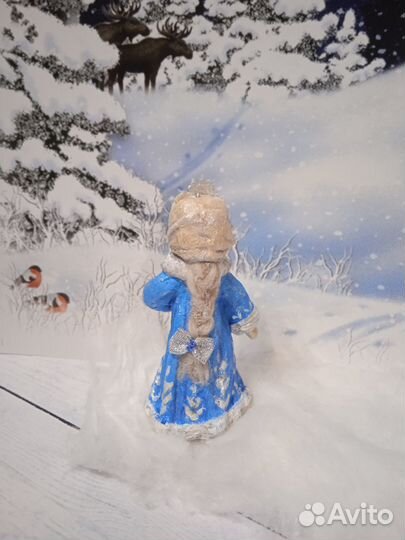 Ёлочная ватная игрушка 