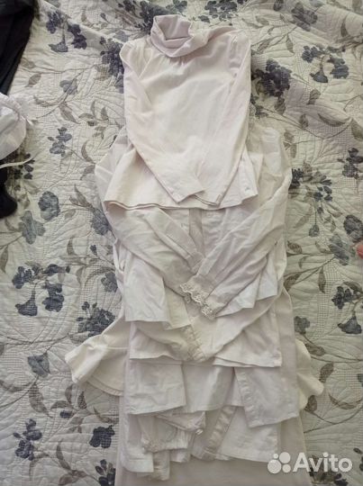 Блузки школьные 122 128 пакетом