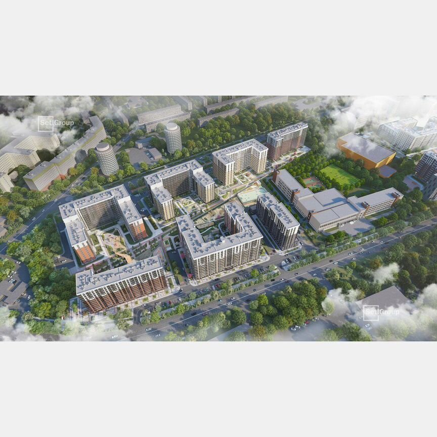 1-к. квартира, 30,7 м², 12/12 эт.
