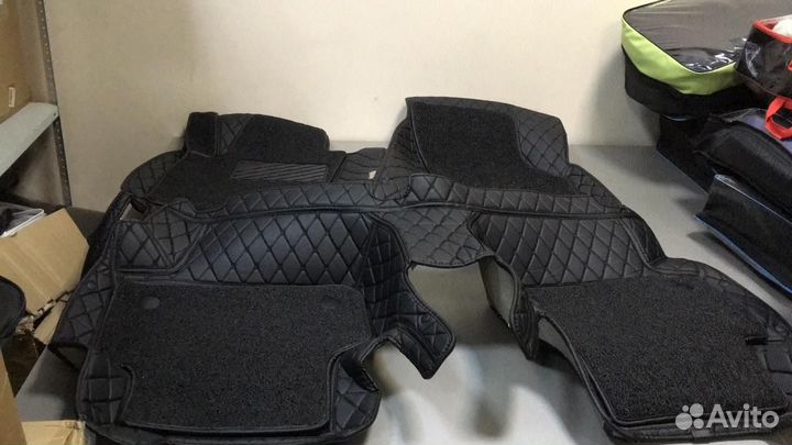 3D Коврики Exeed Салон Багажник из Экокожи