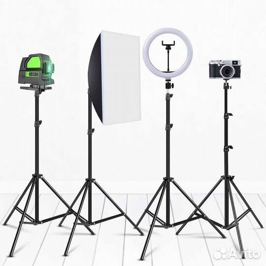 Штатив Yizhestudio для фото,лазер. уровней,пр.,2 м