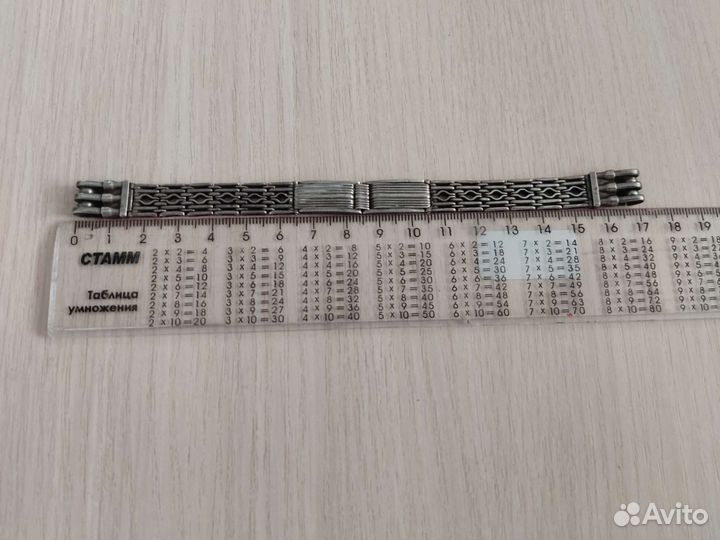 Браслет для часов. Серебро 875